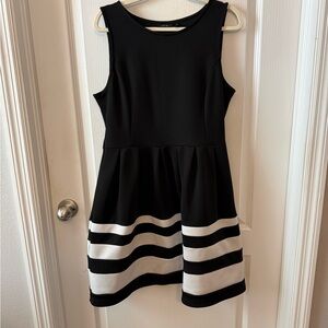 Apt. 9 Black and White Formal Dress